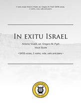 In exitu Israel SATB choral sheet music cover